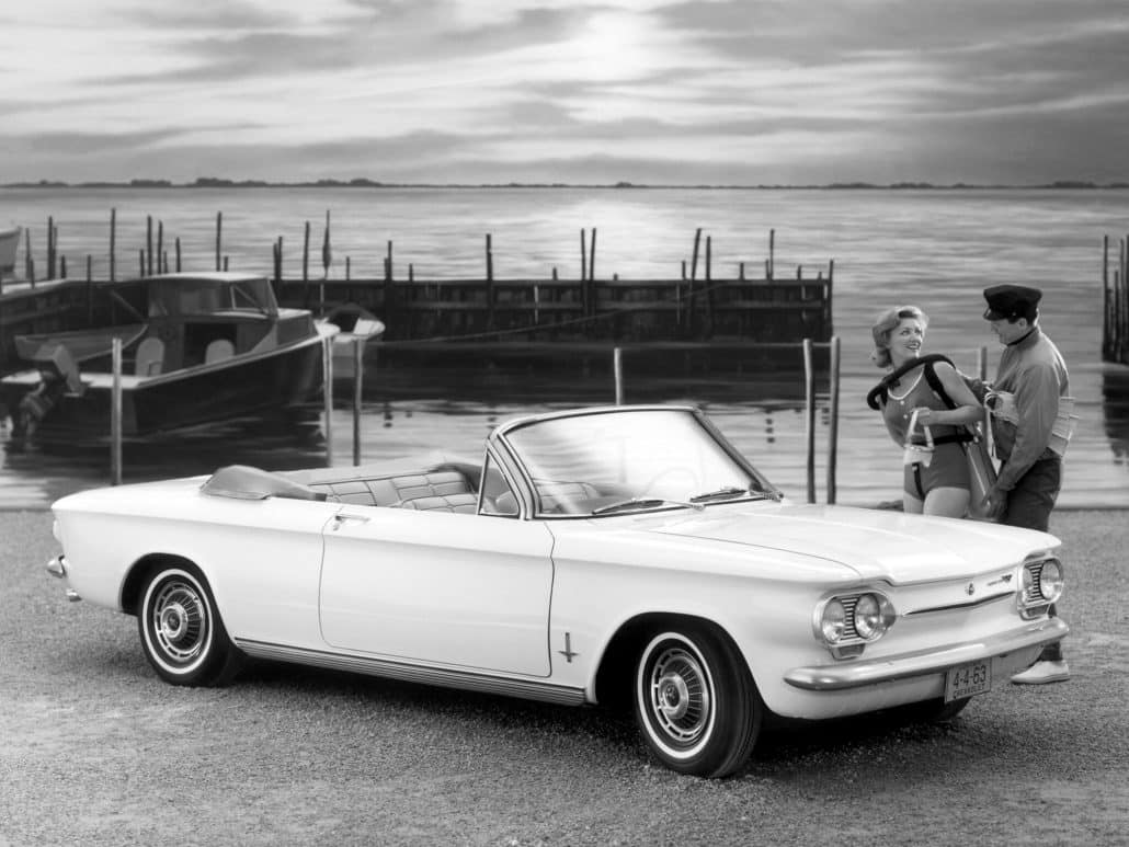 Chevrolet Corvair Convertible Monza vue AV MY 1963 - photo Chevrolet