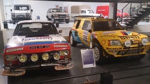 Peugeot 504 coupé Rallye et Peugeot 205 T16 Rallye-Raid