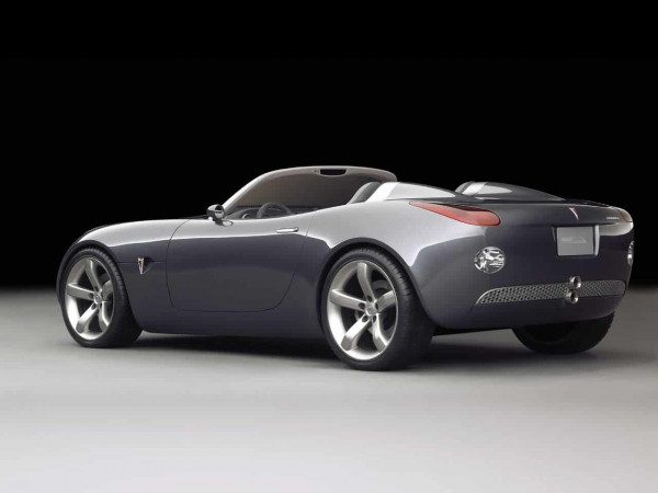 Pontiac Solstice concept Détroit 2002 vue AR - photo GM