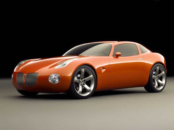 Pontiac Solstice Coupe concept Détroit 2002 vue AV - photo GM