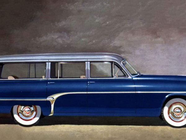Dodge Coronet Sierra 1954 profil - illustration Chrysler