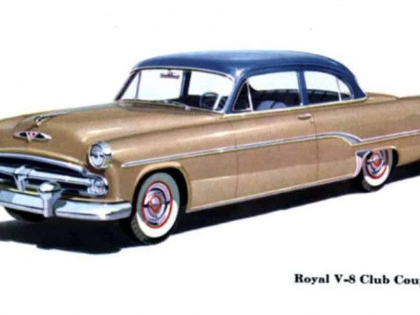 Dodge Royal Club Coupe 1954 - illustration Chrysler