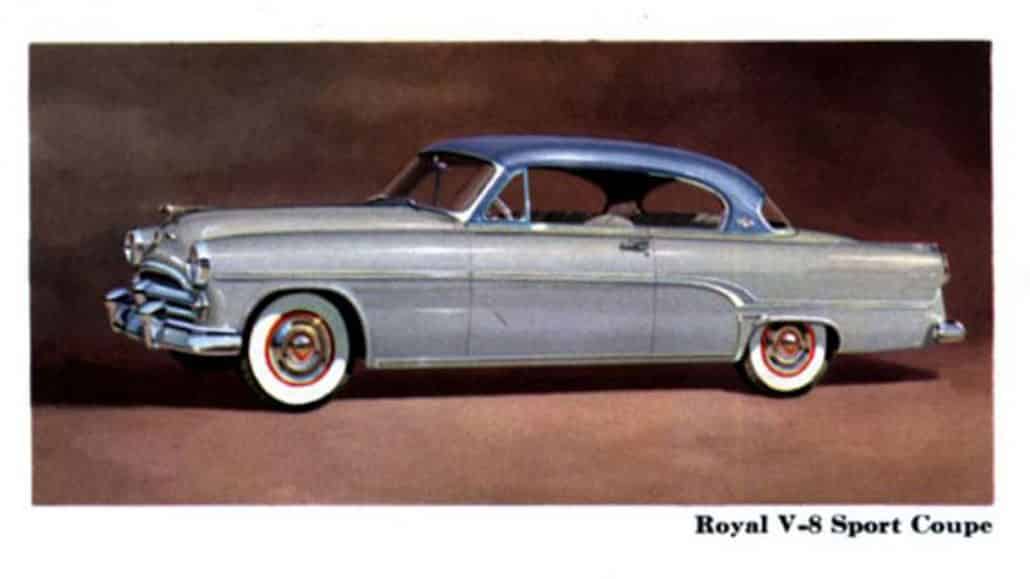 Dodge Royal Sport Coupe Hard-Top 1954 - illustration Chrysler