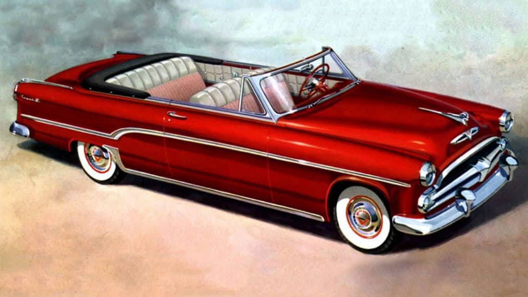 Dodge Royal convertible 1954 - illustration Chrysler