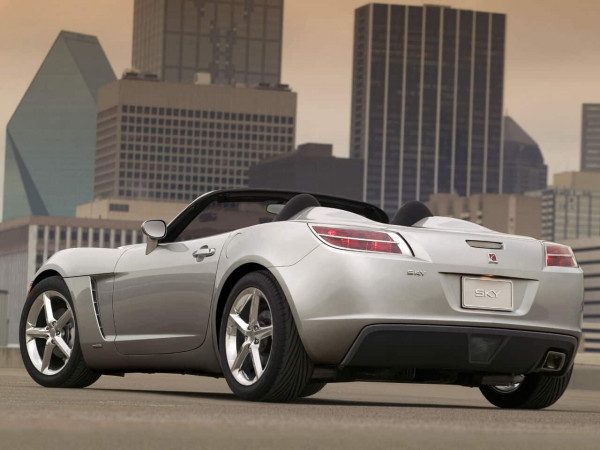 Saturn Sky 2006-2009 vue AR - photo GM