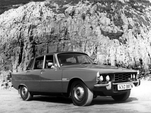 Rover P6 3500S vue AV 1970-1977 - photo Rover