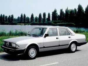 Alfa 6 1983-1986 vue AV - photo Alfa Romeo