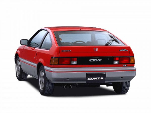 Honda Ballade Sports CR-X 1983-1985 vue AR - photo Honda