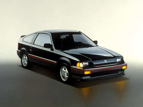 Honda Civic CRX version US 1983-1985 vue AV - photo Honda