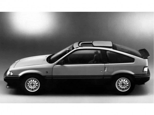 Honda Civic CRX version EU 1983-1987 vue profil - photo Honda