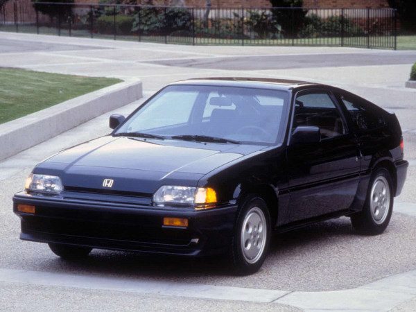 Honda Civic CRX Si version US 1985-1987 vue AV - photo Honda