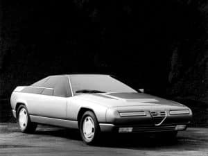 Alfa Romeo Delfino Bertone concept vue AV salon de Genève 1983 - photo Bertone