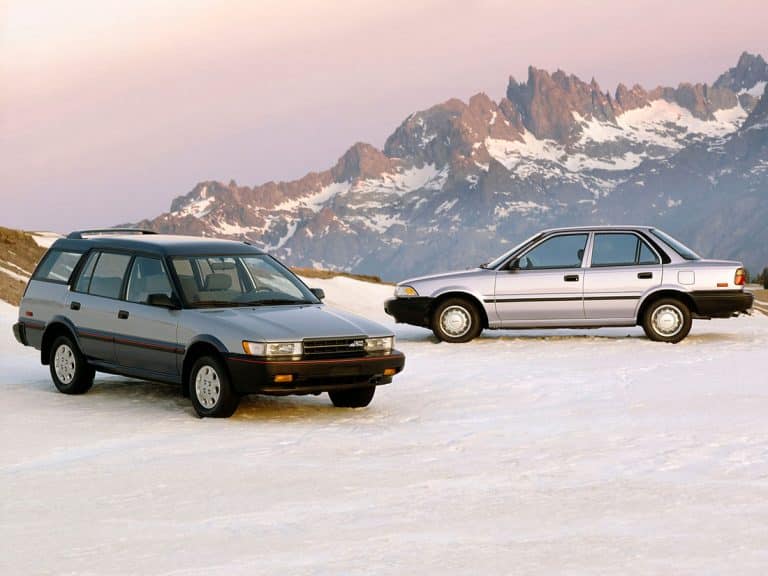 Toyota Corolla E90 4WD Sedan & Wagon 1989 US