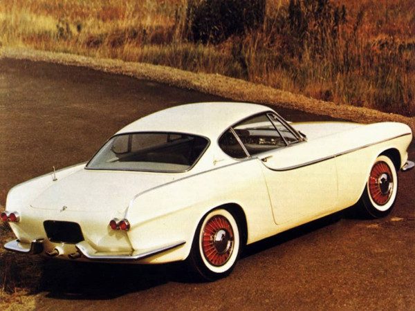 Volvo P958X1 Frua prototype vue arrière 1958 - photo Volvo