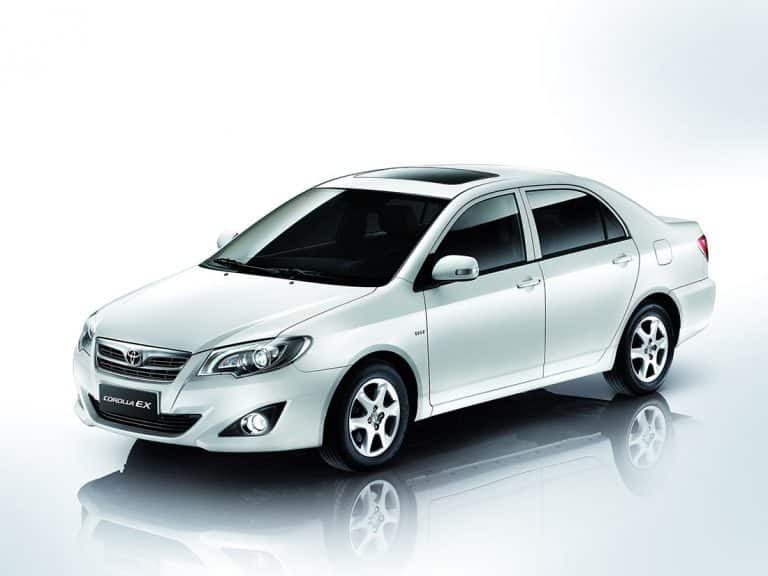 Toyota Corolla EX E120 2012-2017 Chine