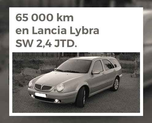 65 000 km en Lancia Lybra SW 2,4 JTD