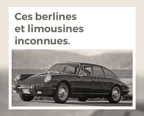 Ces berlines et limousines inconnues