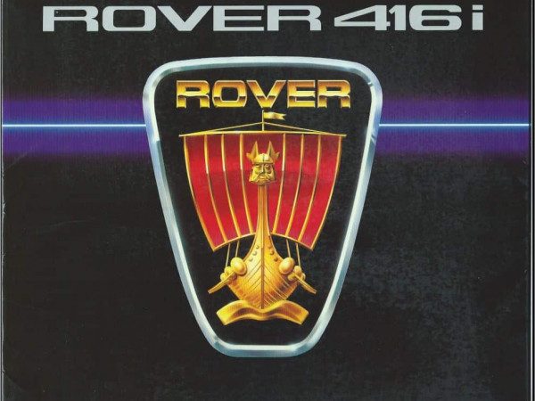 brochure Rover 416i Australie 1986 JRA