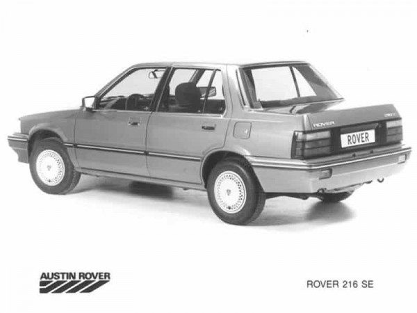 Rover 216 SE 1985-1986 vue AR - photo Rover