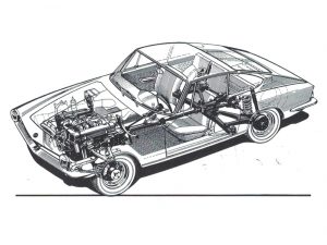 BMW 1600 GT 1967-1968 éclaté - source BMW