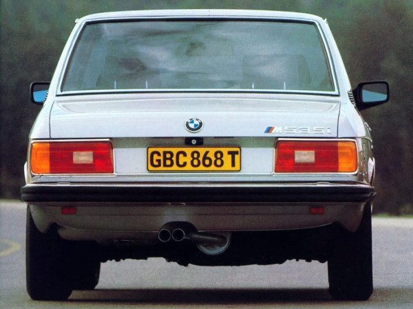 BMW M535i E12 Afrique du Sud 1981-1984 face AR - photo BMW