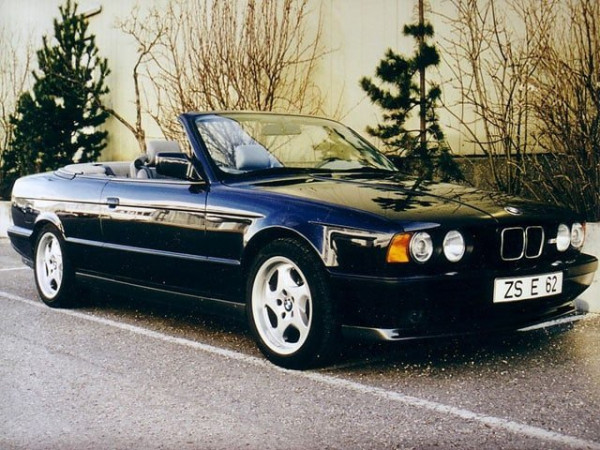 BMW M5 cabriolet prototype 1989 vue AV - photo BMW