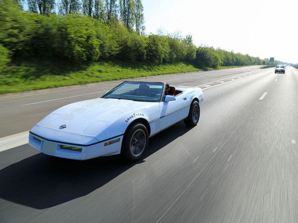 Chevrolet Corvette C4 convertible 1989 3/4 avant photo Alexandre