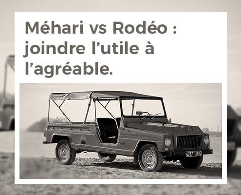 Citroën Méhari contre Renault Rodéo : joindre l’utile à l’agréable