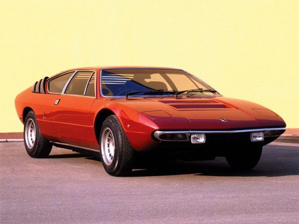 Lamborghini Urraco P250 1972-1979 vue AV - photo : auteur inconnu DR