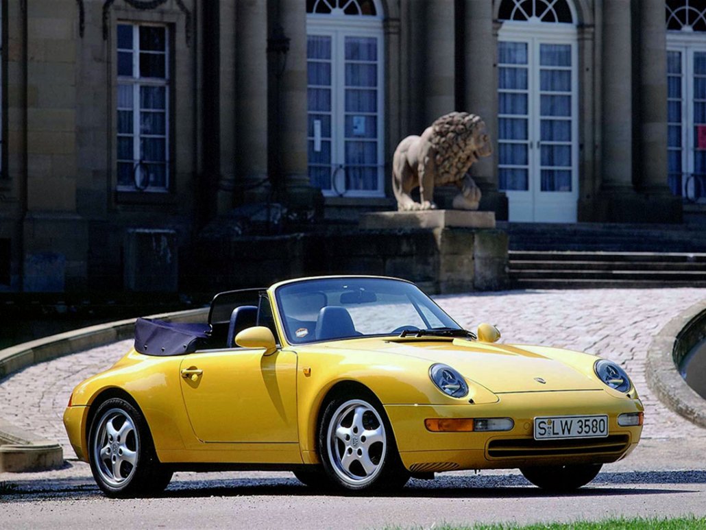 Porsche 911 Carrera cabriolet type 993 vue AV 1994-1997 photo Porsche AG