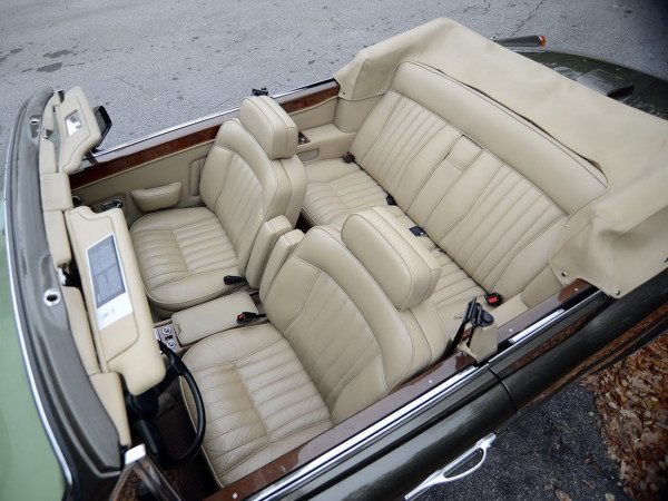 Bentley Continental US 1985-1989 intérieur - photo : auteur inconnu DR