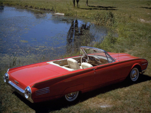 Ford Thunderbird convertible 1961 vue AR - photo Ford