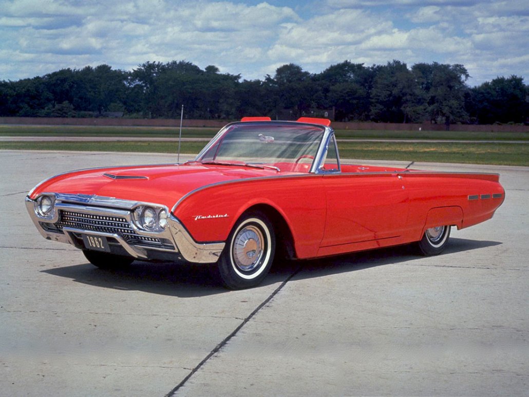 Ford Thunderbird convertible 1962 vue AV - photo Ford