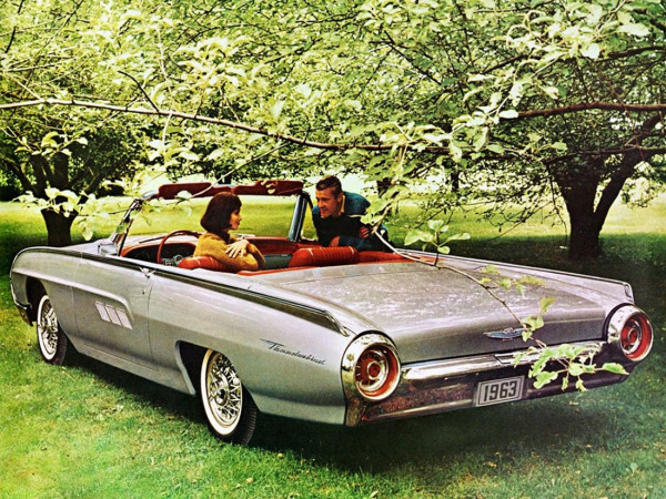 Ford Thunderbird convertible 1963 vue AR - photo Ford