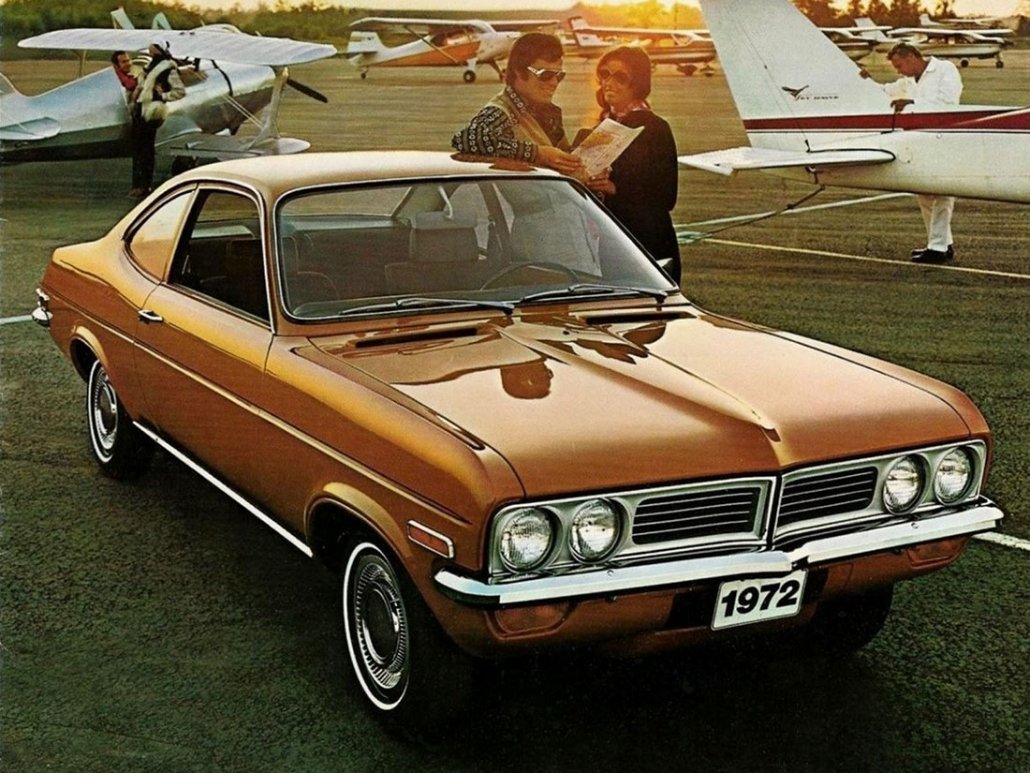 Vauxhall Firenza coupé Canada 1971-1973 vue AV - photo GM Canada
