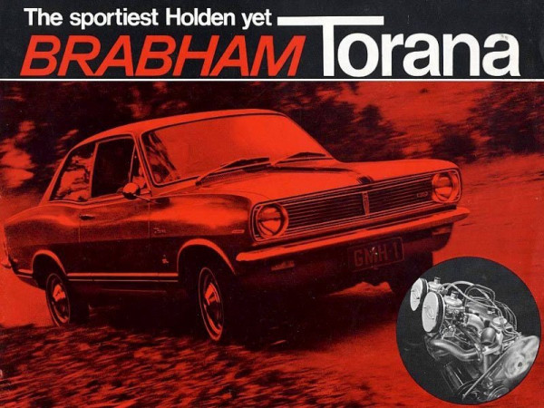 Holden Torana HB Brabham 1967-1969 vue AV - photo GMH