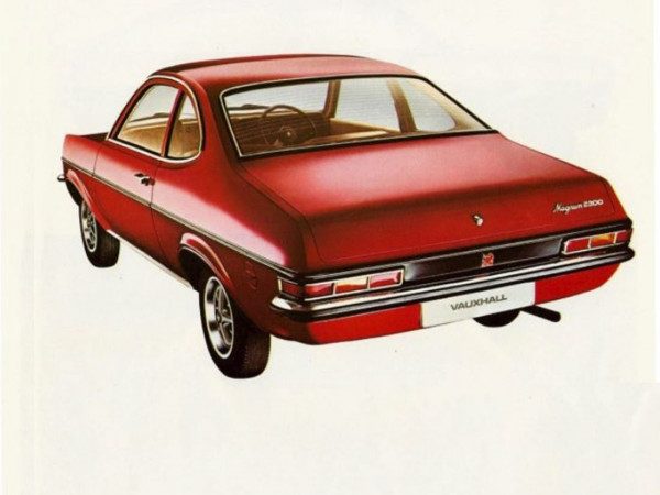 Vauxhall Magnum coupé 1973-1975 vue AR - photo Vauxhall