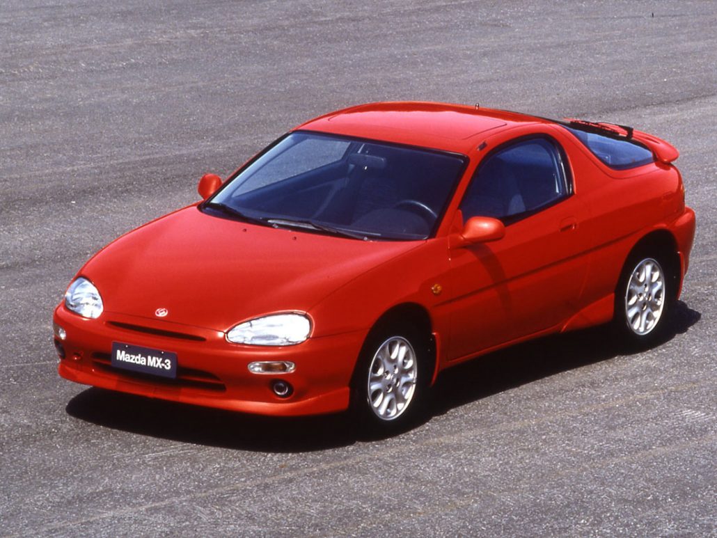 Mazda MX-3 V6 1.8 vue AV 1991-1998 - photo Mazda