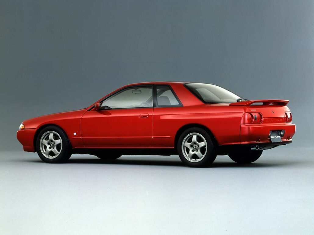 NISSAN SKYLINE GTR R32 BNR32 V-SPEC II gris 1/43 RHD EUR 49,90