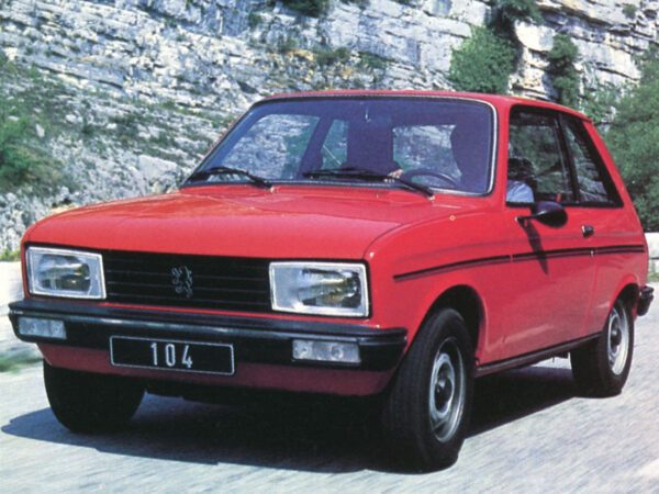 Peugeot 104 ZS 1979-1981 vue AV - photo Peugeot