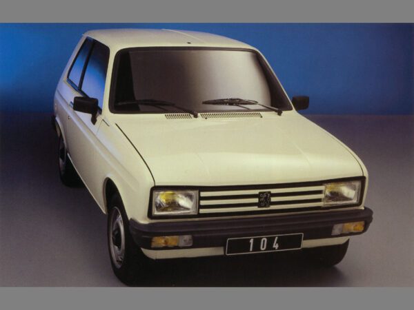Peugeot 104 ZA 1986-1988 vue AV - photo Peugeot