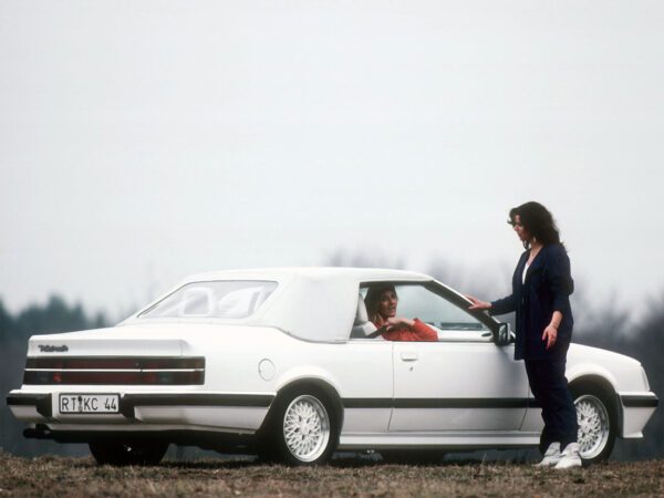 Opel Monza cabriolet Keinath KC5 1985-1986 vue AR avec capote - photo Keinath