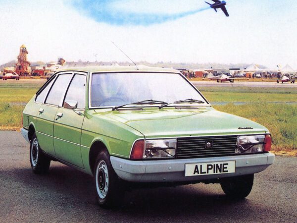 Chrysler Alpine GLS 1976-1979 vue AV - photo Chrysler UK