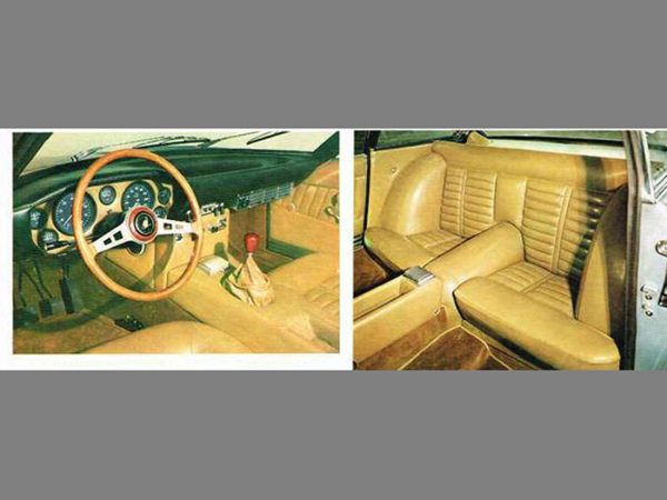 Lamborghini Islero 400 GT 1968-1969 intérieur - photo Lamborghini