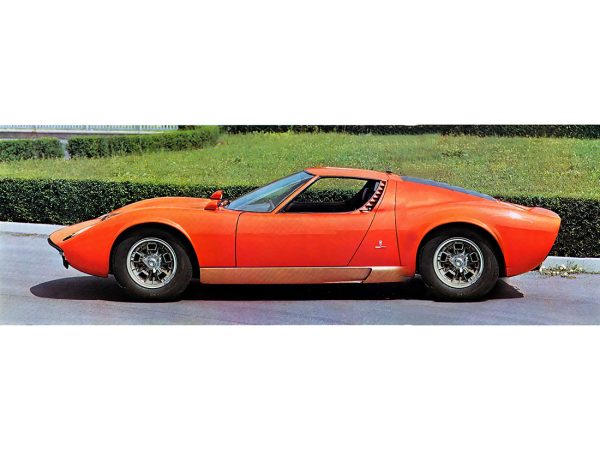 Lamborghini Miura P400 1966-1968 profil - photo Lamborghini