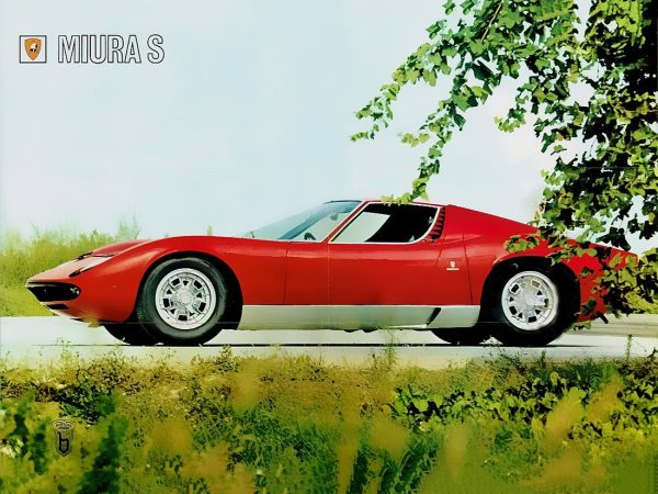 Lamborghini Miura P400S 1968-1971 profil - photo Lamborghini