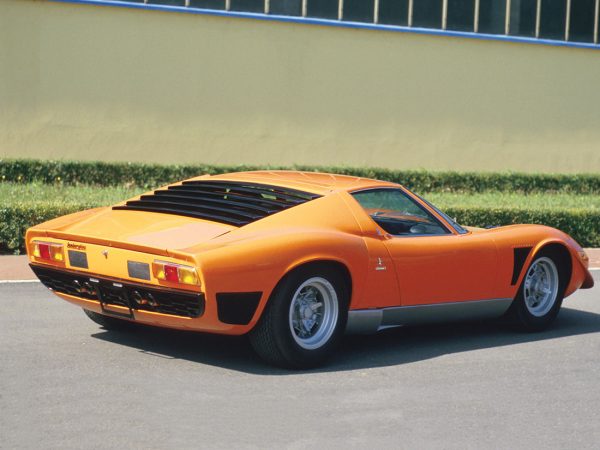 Lamborghini Miura Jota 4 (châssis n° 5084) 1970 vue AR - photo Lamborghini