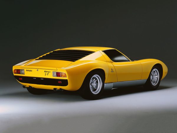 Lamborghini Miura SV 1971-1972 vue AR - photo Lamborghini
