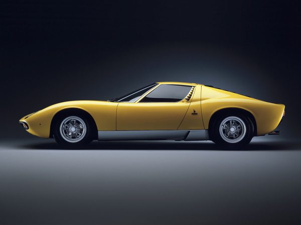 Lamborghini Miura SV 1971-1972 profil - photo Lamborghini