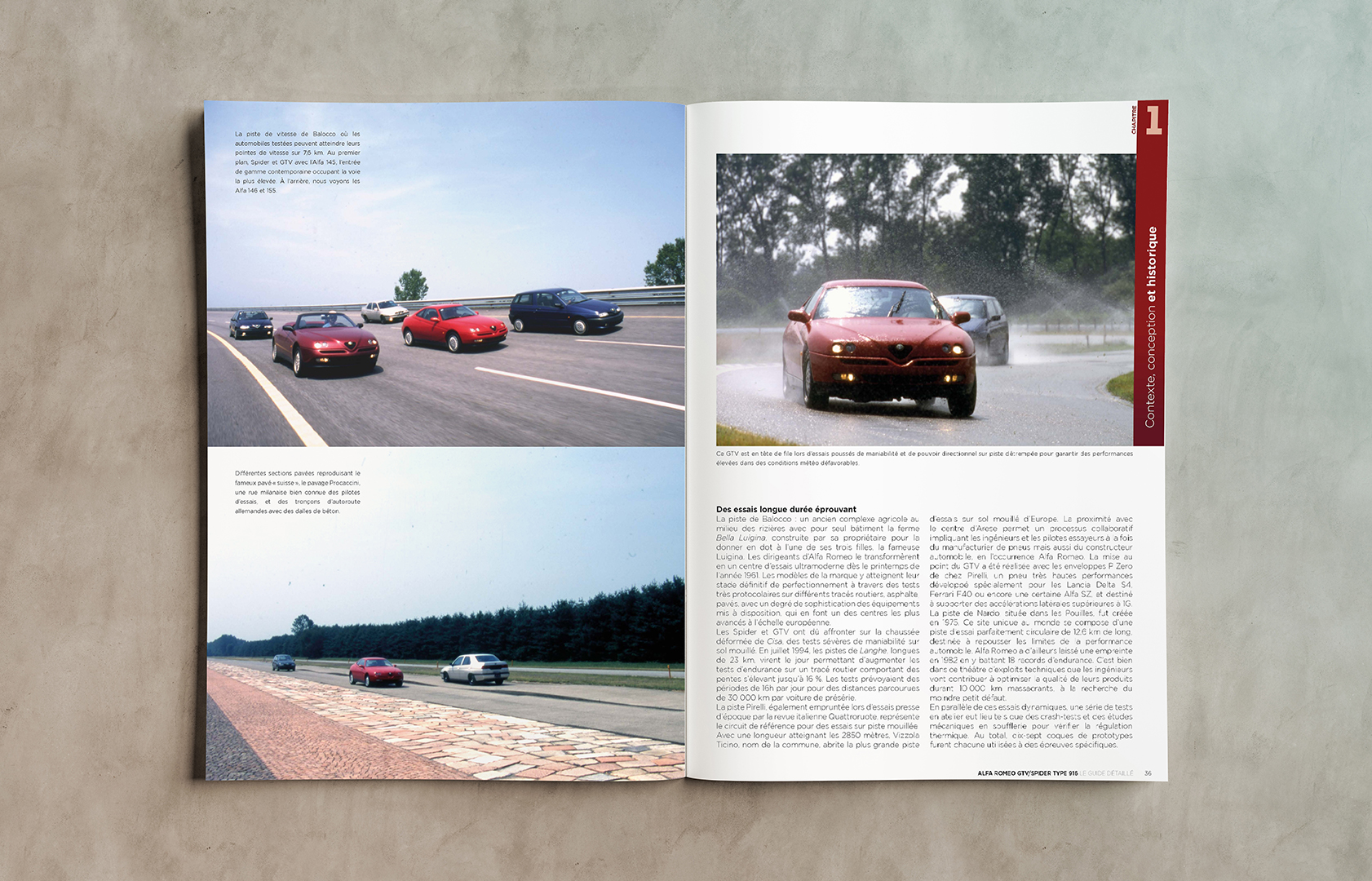 Extraits Guide détaillé Alfa Romeo GTV Spider type 916 - Chapitre 1